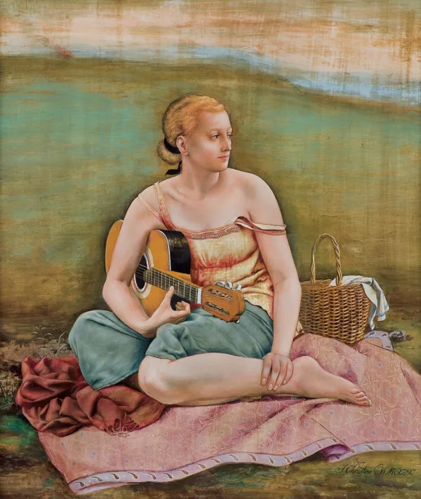 Sławomir Chrystow, DZIEWCZYNA Z GITARĄ, 2020