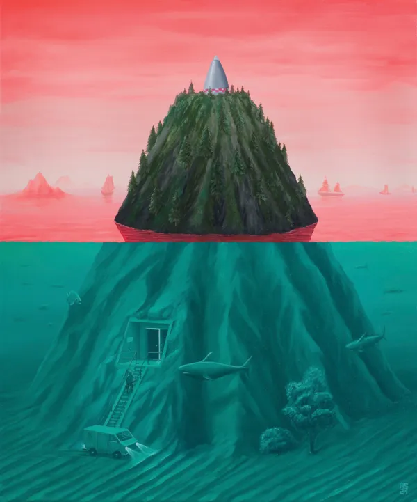 André Schulze, DER FALSCHE VULKAN, 2021