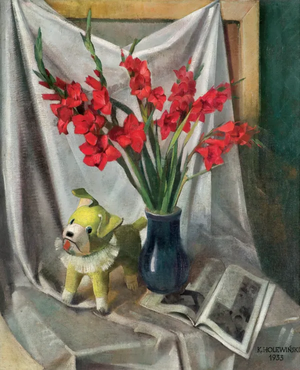 Kazimierz Holewiński, MARTWA NATURA Z MIECZYKAMI, 1933