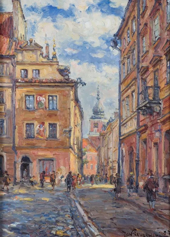 Jan Pawłowski, RYNEK STAREGO MIASTA W WARSZAWIE, 1987