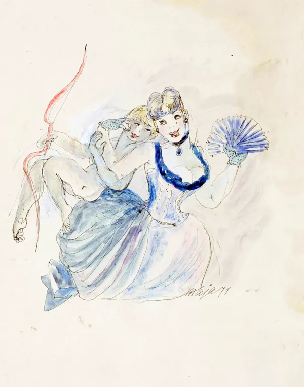 Maja (Maria) Berezowska, DZIEWCZYNA Z AMOREM, 1971