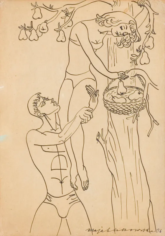 Maja (Maria) Berezowska, OWOCOBRANIE, 1956