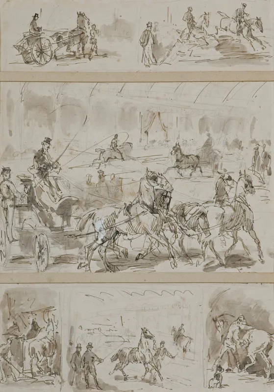 Juliusz Kossak, Z ŻYCIA STADNINY, ok. 1855-60