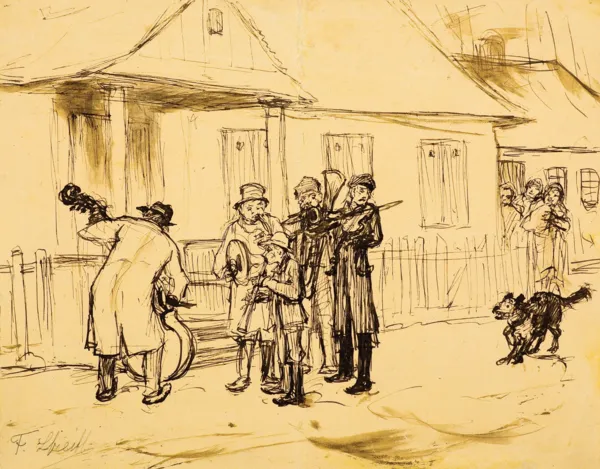 Franciszek Streitt, MUZYKANCI, ok. 1880