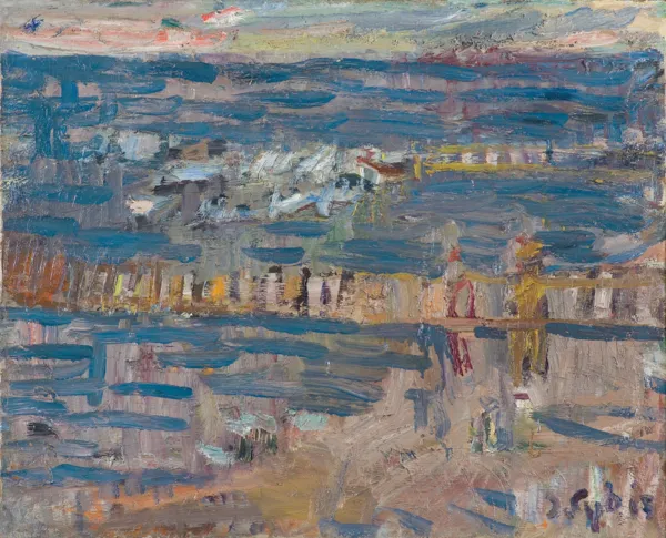 Jan Cybis, PLAŻA W USTCE, 1964