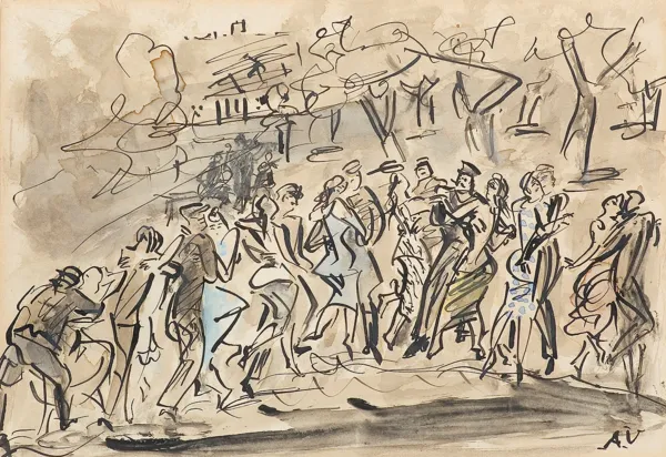 Antoni Uniechowski, TAŃCZĄCY W OGRODZIE