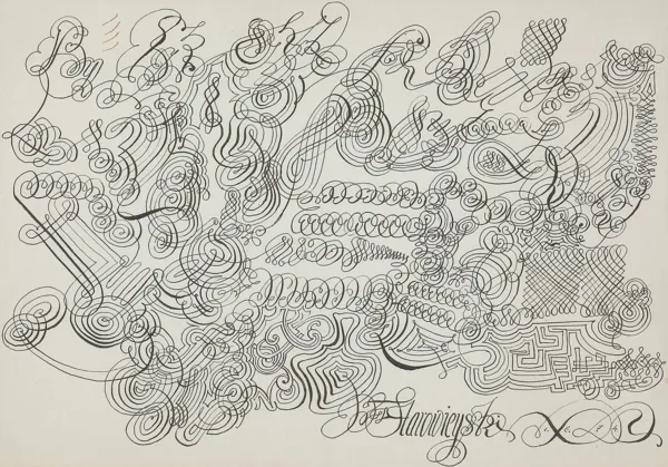 Franciszek Starowieyski, Kaligrafia, 1974