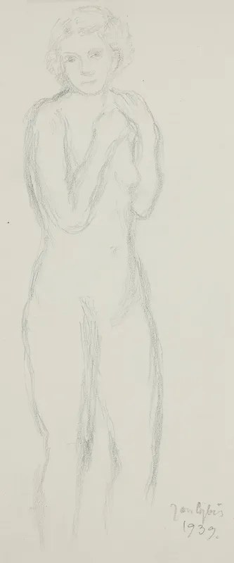 Jan Cybis, AKT STOJĄCY, 1939