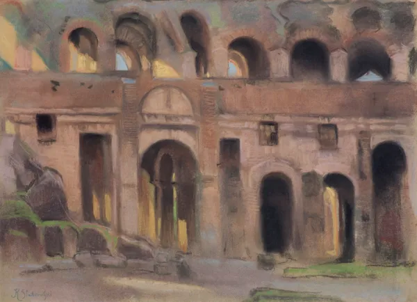 Kazimierz Stabrowski, WNĘTRZE COLOSSEUM, 1928