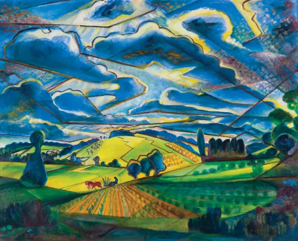 Zdzisław  Cyankiewicz, PEJZAŻ, 1947