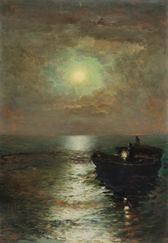 Wiktor Korecki, POŁÓW W ŚWIETLE KSIĘŻYCA, przed 1939