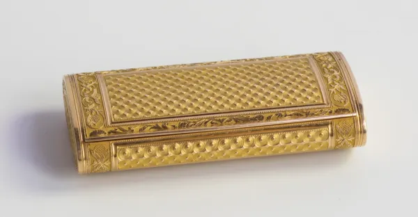 PIERRE ANDRE MONTAUBAN, ZŁOTA TABAKIERKA, Paryż, 1809-1819