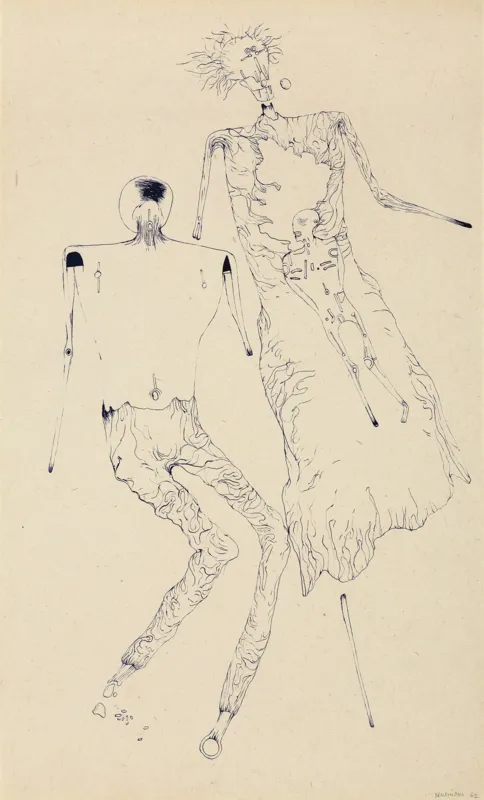 Zdzisław Beksiński, BEZ TYTUŁU, 1962