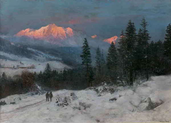 ANDERS ANDERSEN – LUNDBY, PEJZAŻ ZIMOWY