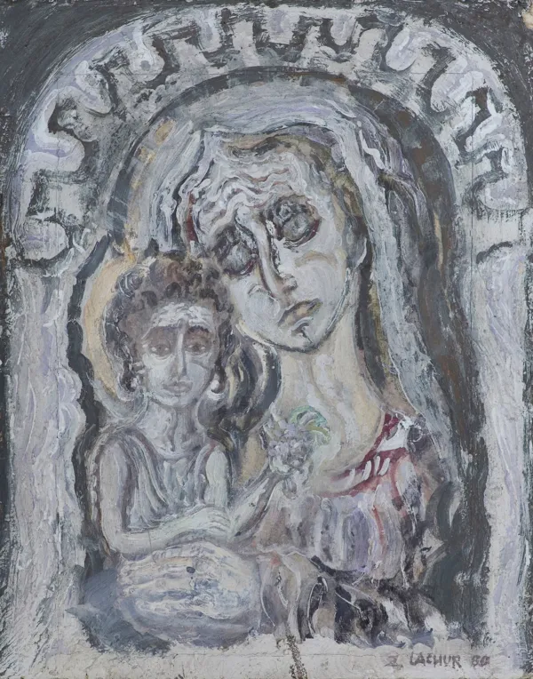 Zdzisław Lachur, KOBIETA Z DZIECKIEM, 1980