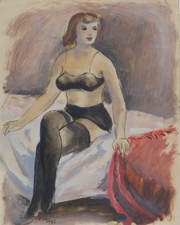 Janusz Maria Brzeski, KOBIETA SIEDZĄCA, 1946