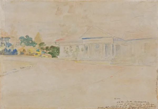 Jacek Malczewski, DWOREK W LUSŁAWICACH, 1922-1927