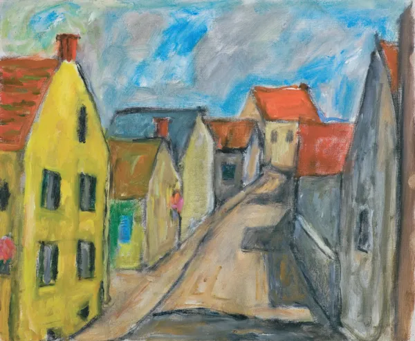 Józef Czapski, ULICZKA W SAILLY, ok. 1980