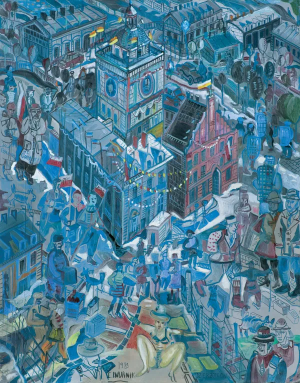 Edward Dwurnik, DZIERŻONIÓW, 1989