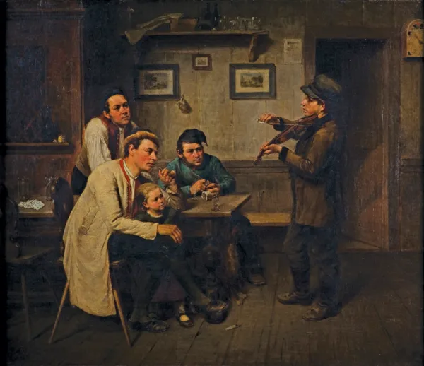 Julius Kost, WIRTUOZ SKRZYPIEC, 1868