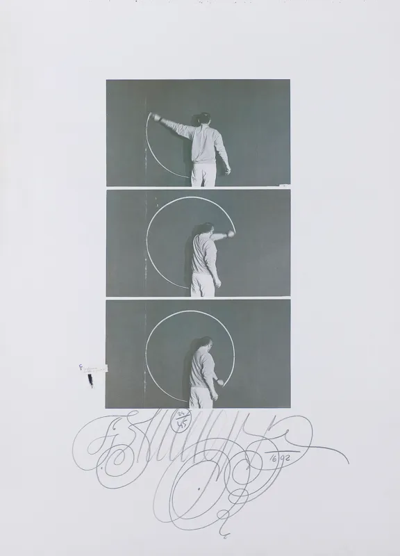 Franciszek Starowieyski, PIERWSZY GEST TEATRU RYSOWANIA, 1992