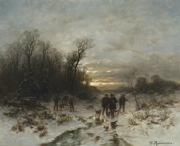 Désiré  Thomassin-Renardt, POWRÓT Z POLOWANIA