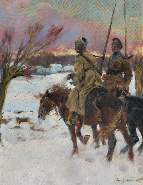 Jerzy Kossak, NA CZATACH, 1917