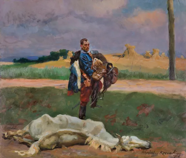 Wojciech Kossak, DOLA UŁANA, 1916