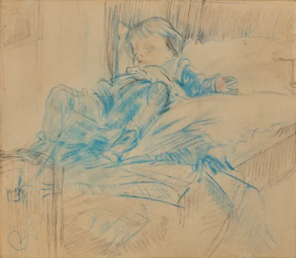 Stanisław Wyspiański, ŚPIĄCA HELENKA, ok. 1898