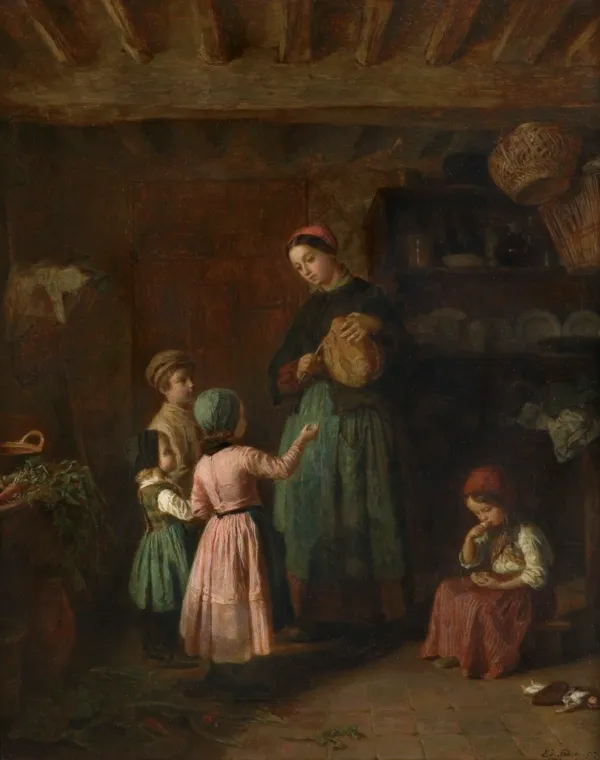 Pierre Edouard Frere, PAJDA CHLEBA, 1857