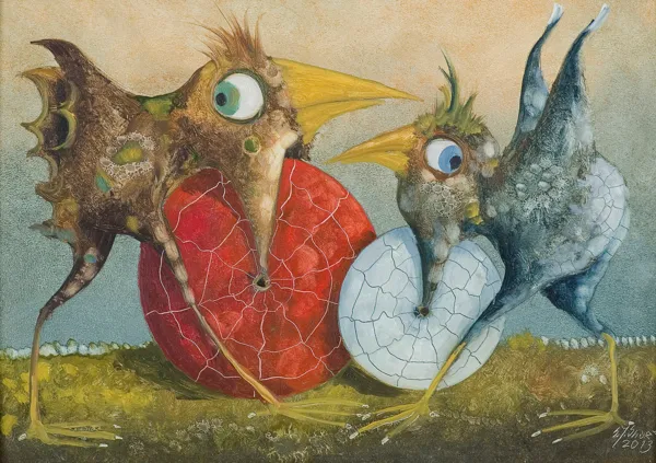 Stanisław Jerzy Suder, Z cyklu „Ptaki-Cudaki”, 2013