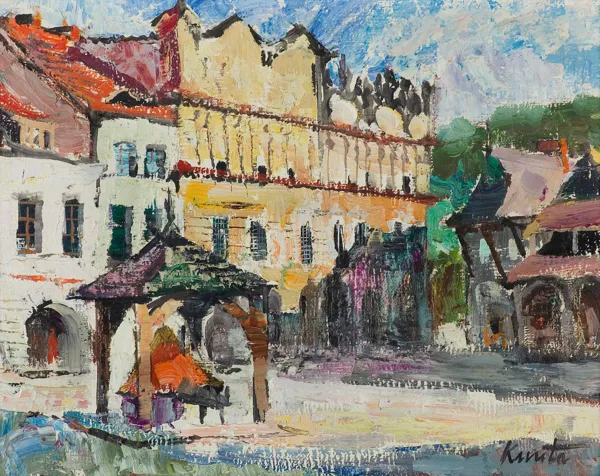 Franciszek Kmita, RYNEK W KAZIMIERZU DOLNYM, lata 80. XX w.