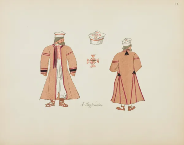 Zofia Stryjeńska, STRÓJ CHŁOPA Z WOŁYNIA, 1939