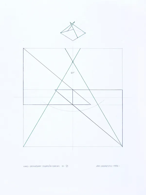 Jan Chwałczyk, CYKL: IDEOGRAMY ZEGARÓW BARWY NR VII, 1998