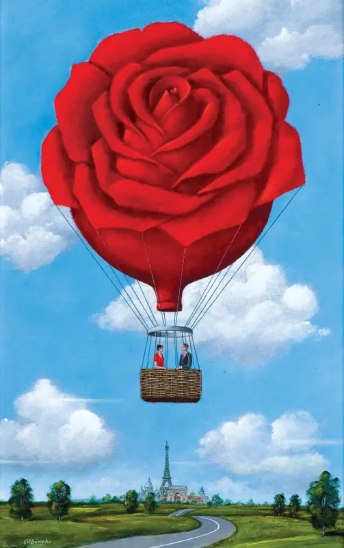 Rafał Olbiński, KWIECIEŃ W PARYŻU, 2020