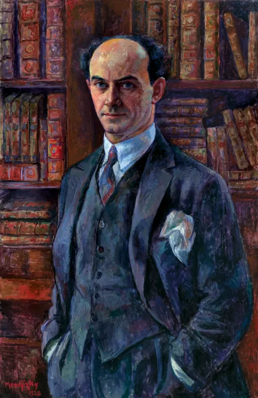 Maurycy Mędrzycki (Mendjizky), PORTRET MĘSKI, 1928