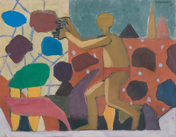 Marek Włodarski, CHŁOPIEC W OGRODZIE, 1955