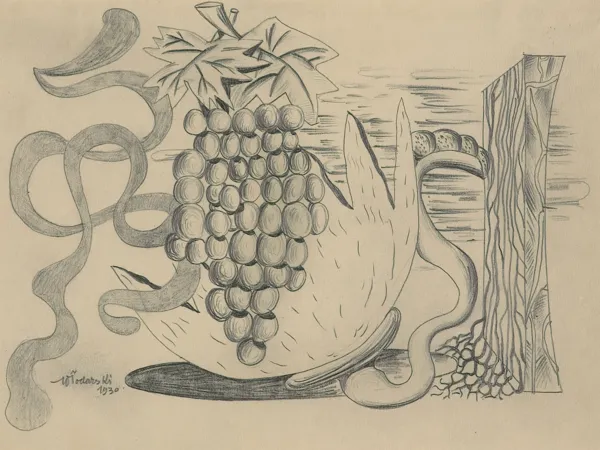 Marek Włodarski, MARTWA NATURA Z WINOGRONAMI, 1930