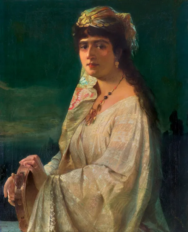 Rudolf Hausleithner, ODALISKA Z TAMBURYNEM