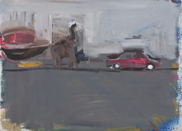 Michał Moląg, MARTWA NATURA Z CZERWONYM SAMOCHODZIKIEM