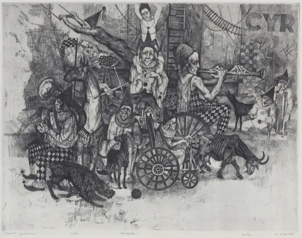 Piotr Zajęcki, PARADA CYRKOWCÓW, 1986