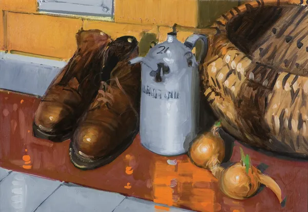 Jan Wołek, MARTWA NATURA Z BUTAMI, 1998