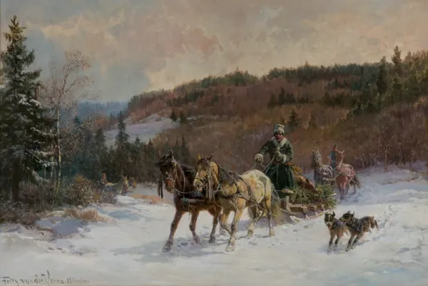 Fritz van der Venne, ZIMOWA JAZDA