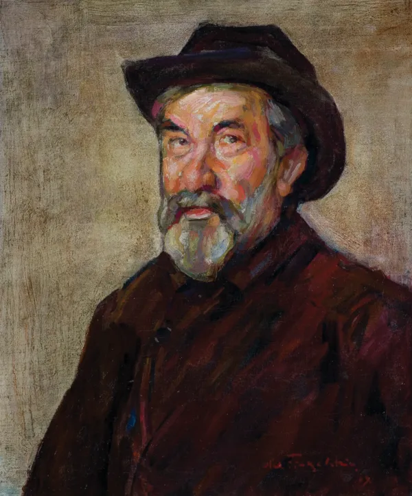 Samuel (Sasza) Finkelstein, PORTRET MĘŻCZYZNY, 1919