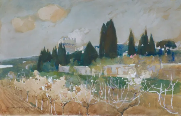 Stanisław Janowski, WIOSNA WE FLORENCJI, 1904