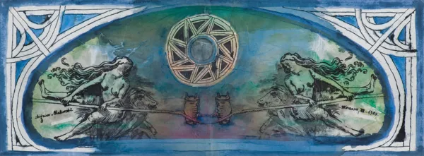 Zbigniew Makowski, SCENA SYMBOLICZNA, 1980