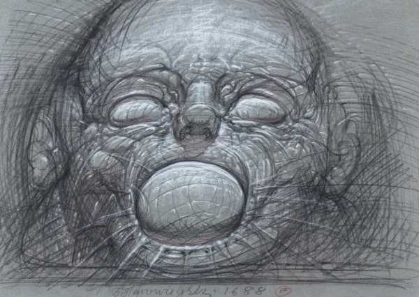 Franciszek Starowieyski, BEZ TYTUŁU, 1988