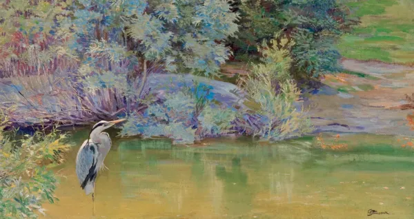 Ferdinand  Schebeck, CZAPLA NAD WODĄ