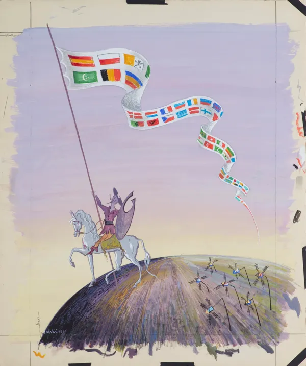 Stefan Rassalski, DON KICHOT DEFILUJE PO ZWYCIĘSTWIE, 1960