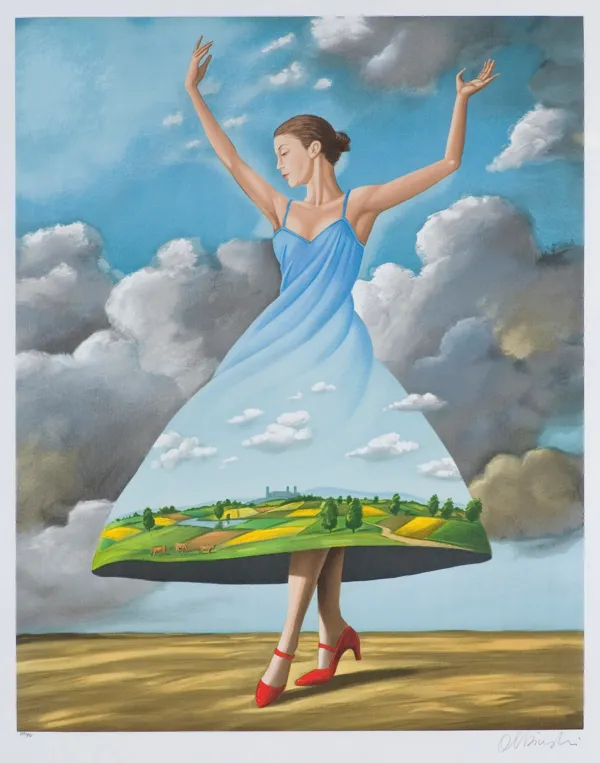 Rafał Olbiński, TAŃCZĄCA DZIEWCZYNA